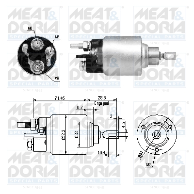 Starter magneetschakelaar Meat Doria 46264