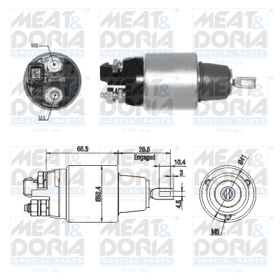 Starter magneetschakelaar Meat Doria 46265