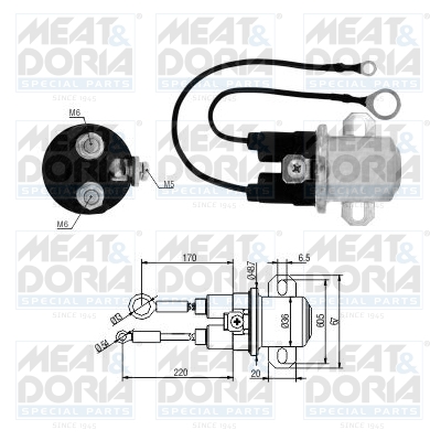 Starter magneetschakelaar Meat Doria 46266