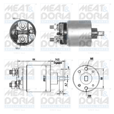 Starter magneetschakelaar Meat Doria 46274