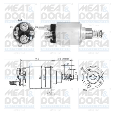 Starter magneetschakelaar Meat Doria 46275