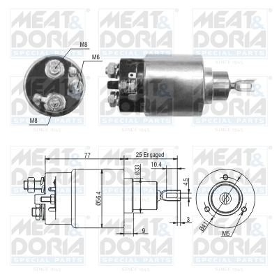 Starter magneetschakelaar Meat Doria 46284