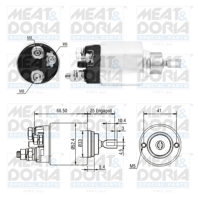 Starter magneetschakelaar Meat Doria 46293