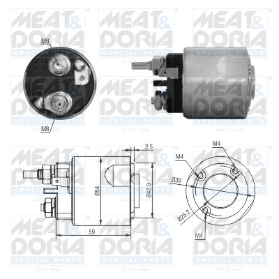 Starter magneetschakelaar Meat Doria 46310