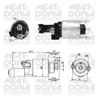 Starter magneetschakelaar Meat Doria 46315