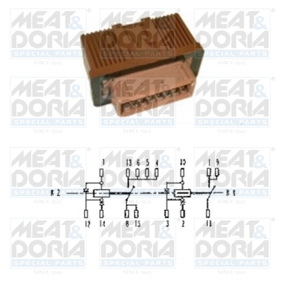 Relais brandstofpomp Meat Doria 73240101