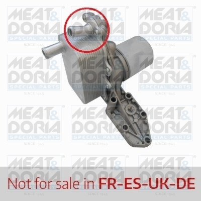 Oliekoeler motorolie Meat Doria 95206