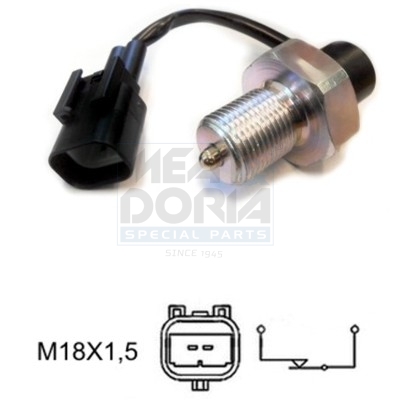 Achteruitrijlichtschakelaar Meat Doria 36074