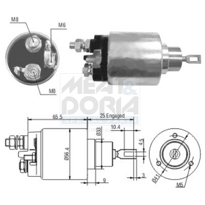 Starter magneetschakelaar Meat Doria 46037