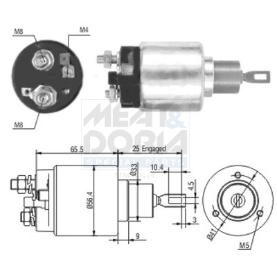Starter magneetschakelaar Meat Doria 46108