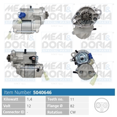 Startmotor / Starter Meat Doria 5040646