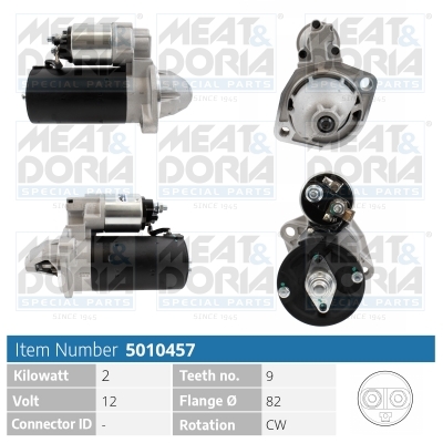 Startmotor / Starter Meat Doria 5010457