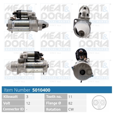 Startmotor / Starter Meat Doria 5010400