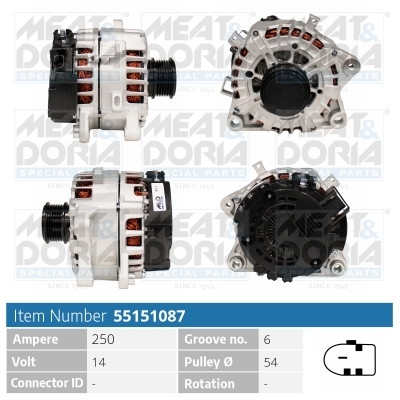 Dynamo / Alternator Meat Doria 55151087
