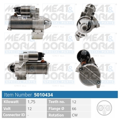 Startmotor / Starter Meat Doria 5010434