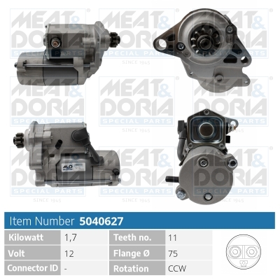 Startmotor / Starter Meat Doria 5040627