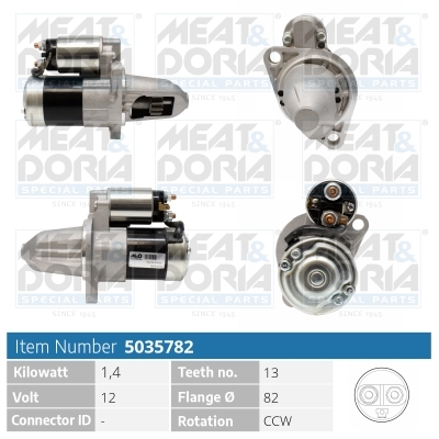 Startmotor / Starter Meat Doria 5035782