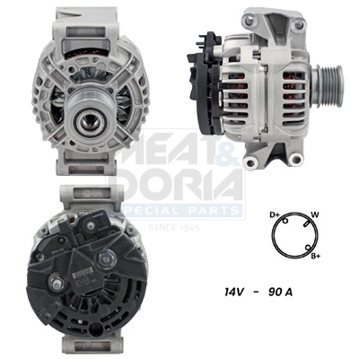 Dynamo / Alternator Meat Doria 5510109G