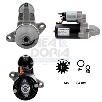 Startmotor / Starter Meat Doria 5010494G