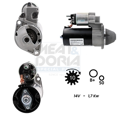 Startmotor / Starter Meat Doria 5010061G