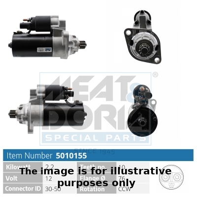 Startmotor / Starter Meat Doria 5010155G