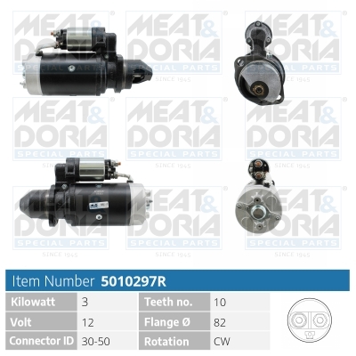 Startmotor / Starter Meat Doria 5010297R