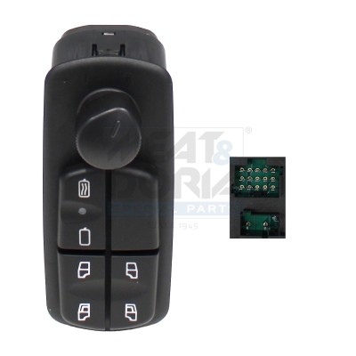 Schakelaar, raamopener Meat Doria 26687