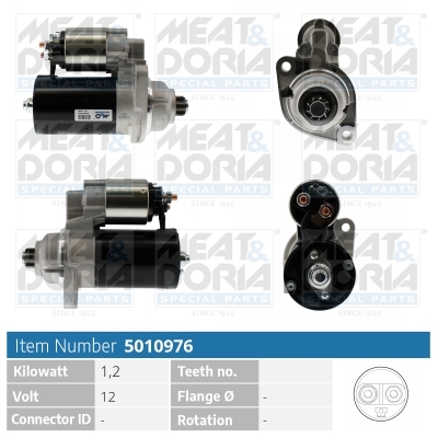 Startmotor / Starter Meat Doria 5010976