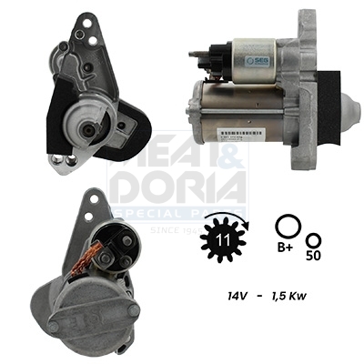 Startmotor / Starter Meat Doria 5010978G