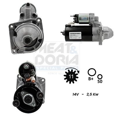 Startmotor / Starter Meat Doria 5010108G
