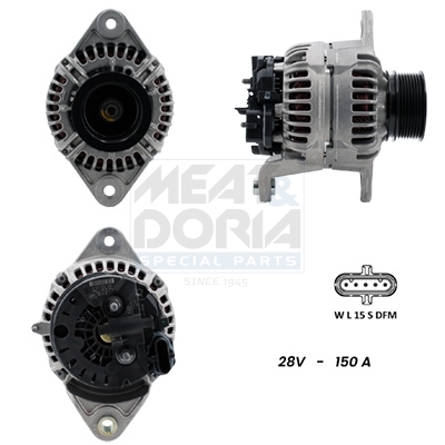 Dynamo / Alternator Meat Doria 5610168G