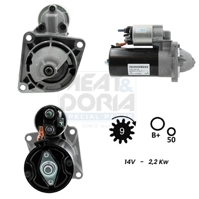 Startmotor / Starter Meat Doria 5010046G