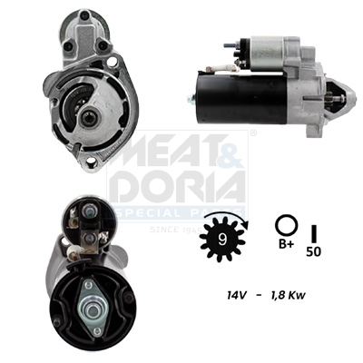 Startmotor / Starter Meat Doria 5010012G