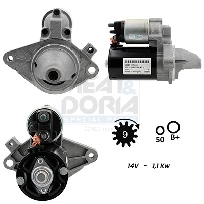 Startmotor / Starter Meat Doria 5010362G
