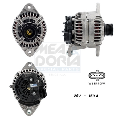 Dynamo / Alternator Meat Doria 5610034G