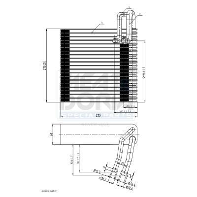 Verdamper, airconditioning Meat Doria 997027