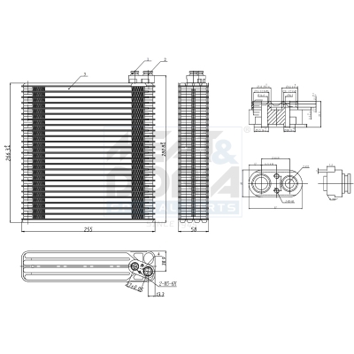 Verdamper, airconditioning Meat Doria 997036