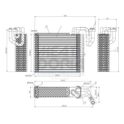 Verdamper, airconditioning Meat Doria 997037
