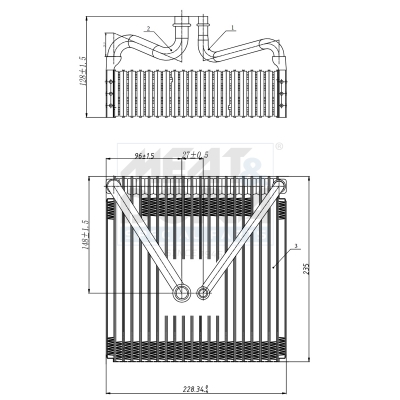 Verdamper, airconditioning Meat Doria 997047