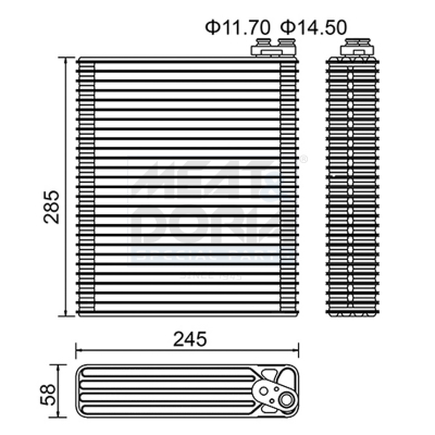 Verdamper, airconditioning Meat Doria 997066