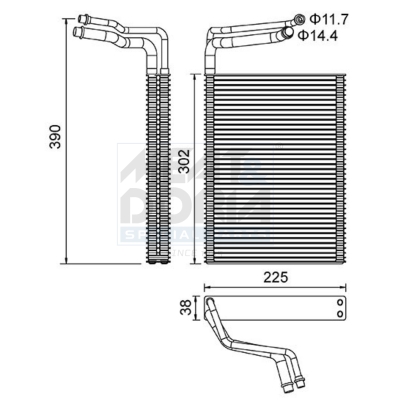 Verdamper, airconditioning Meat Doria 997101