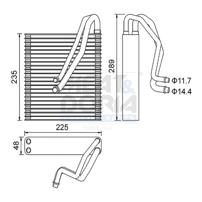 Verdamper, airconditioning Meat Doria 997102