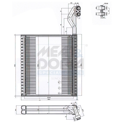 Verdamper, airconditioning Meat Doria 997121