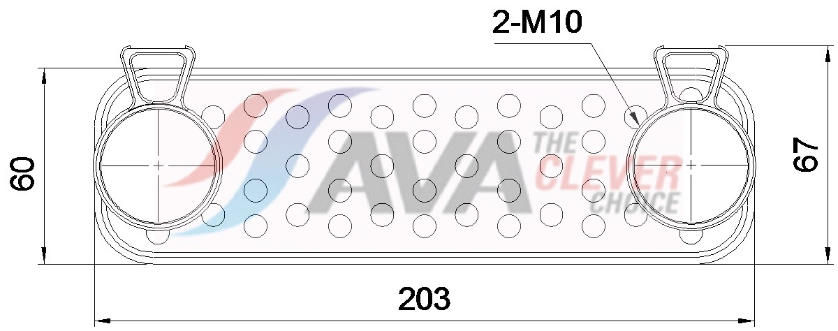 Oliekoeler, motorolie Ava Cooling AU3362