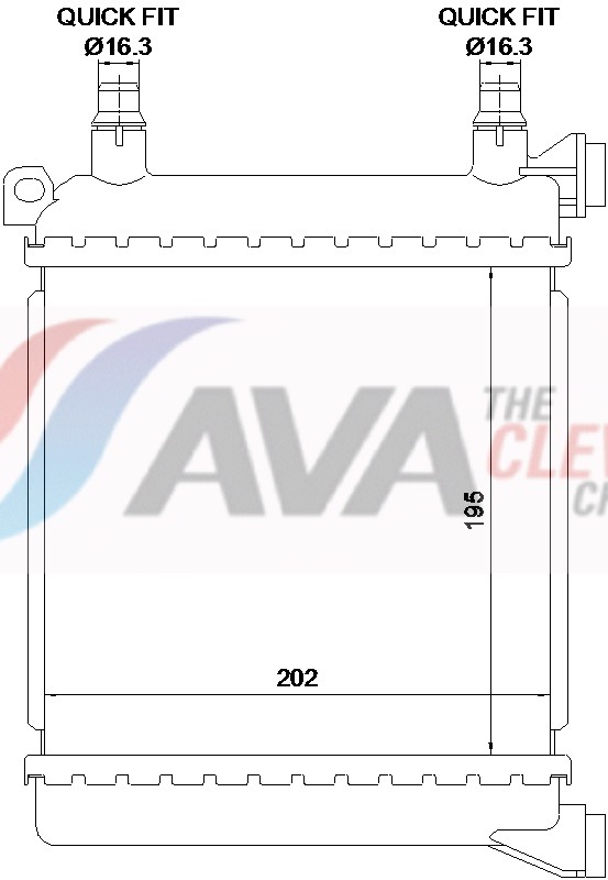 Radiateur Ava Cooling BW2656