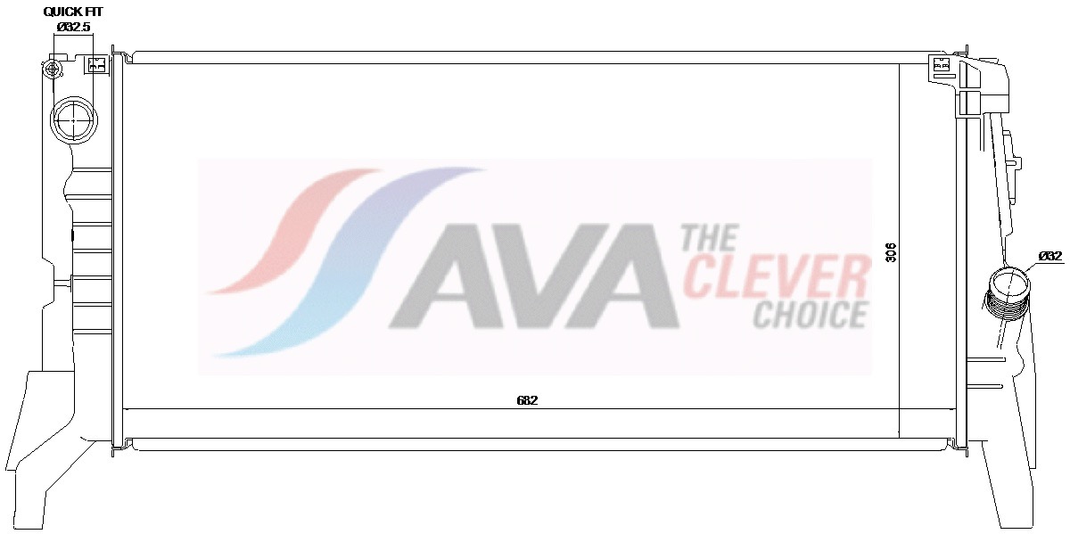 Radiateur Ava Cooling BW2657