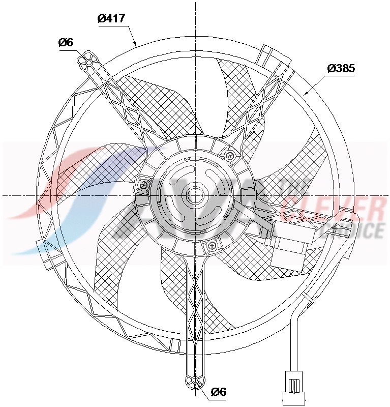 Koelventilatorwiel Ava Cooling BW7663