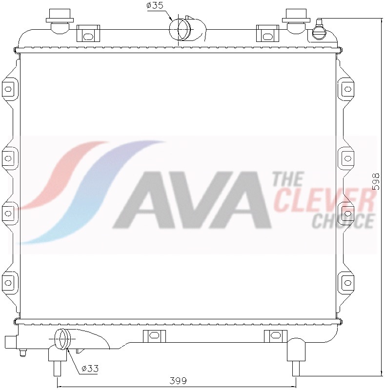 Ava Cooling Radiateur CR2148