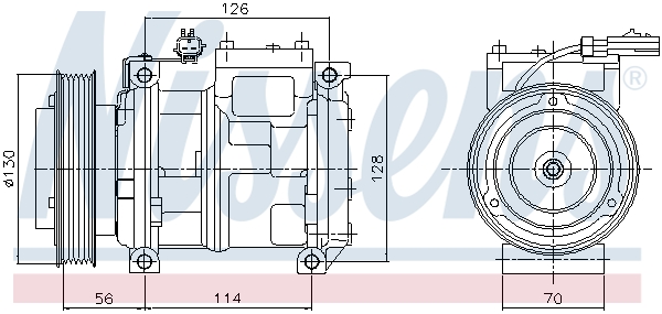 Ava Cooling Airco compressor CRAK062