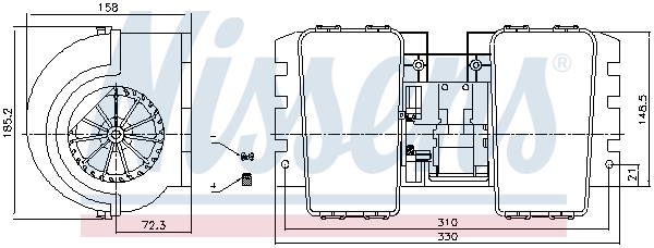 Ava Cooling Kachelventilator DF8107